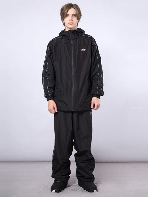 Chaqueta y pantalones de snowboard Dook Snow Track Stripe para hombre