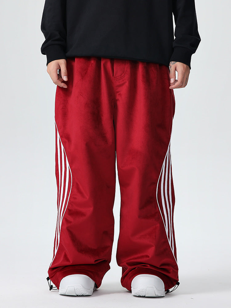 Pantalones de nieve holgados unisex de polar ChillTech de Searipe para mujer