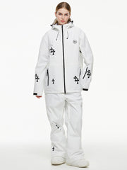 Traje de nieve de fantasía de princesa copo de nieve Arctic Queen para mujer con petos y petos