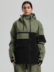 Women's Gsou Snow Terrain Flow FlexZip Hybrid Cargo Snowboard Jacket