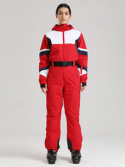 Women's Gsou Snow ChillTrack Classic Retro Ski Suit - 80s Vintage Ski Outfits