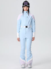 Mono de esquí elástico elegante con efecto retro Searipe para mujer
