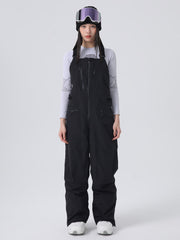 Women's Searipe Unisex Urban Trek Durable Baggy Snow Bibs Overalls