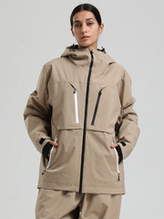 Women's Gsou Snow Durable Mountain Pro Winter Function Cargo Snow Jacket