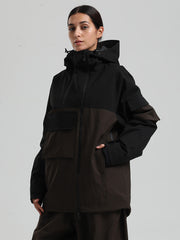 Women's Gsou Snow Terrain Flow FlexZip Hybrid Cargo Snowboard Jacket