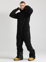 Men's All Mountain Freerider One Piece Ski Suits Full Body Snowsuits
