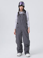 Women's Searipe Unisex Urban Trek Durable Baggy Snow Bibs Overalls