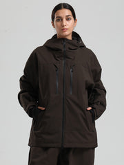 Women's Gsou Snow Durable Mountain Pro Insulated Wind Armor Snow Jacket