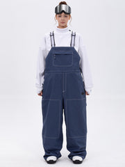 Women's City Chill Street Style Freerider Baggy Snow Bib Overalls