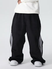 Searipe Unisex Übergröße Fleece ChillTech Baggy Schneehose für Herren