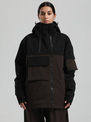 Women's Gsou Snow Terrain Flow FlexZip Hybrid Cargo Snowboard Jacket