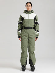 Women's Gsou Snow ChillTrack Classic Retro Ski Suit - 80s Vintage Ski Outfits