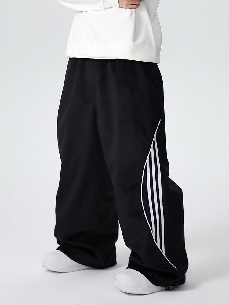 Searipe Unisex Übergröße Fleece ChillTech Baggy Schneehose für Herren