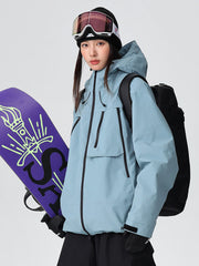 Chaqueta de nieve holgada todoterreno Searipe Durable Mountain Pro para mujer
