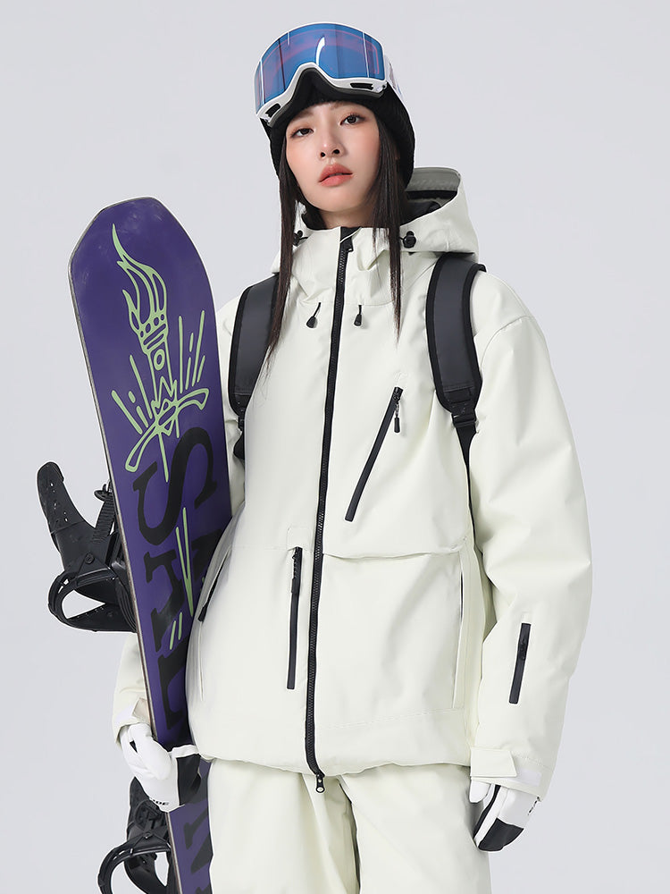 Women's Searipe Durable Mountain Rider All-Weather Baggy Snow Jacket