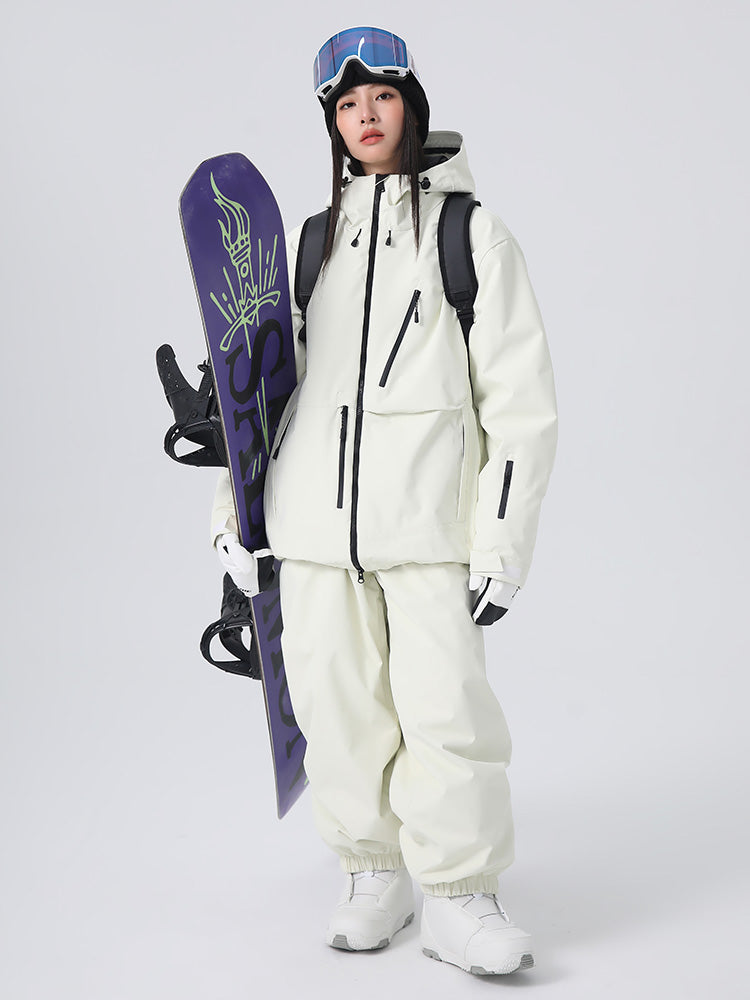 Women's Searipe Unisex Durable Mountain Rider All-Weather Baggy Snow Suit