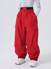 Men's Searipe Durable Mountain Rider All-Terrain Baggy Snow Pants
