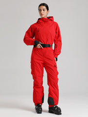 Women's Gsou Snow Alpine Luxe Slim Fit Full Body Onesie Ski Jumpsuit