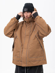 Men's All Weather Mountain Chill Reflective Snow Jacket – Night Skiing & Snowboard