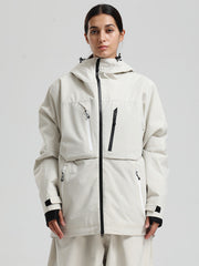 Women's Gsou Snow Durable Mountain Pro Winter Function Cargo Snow Jacket