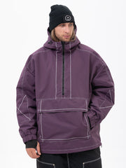 Men's All Season Mountain Vibe Streetstorm Pullover Camo Snowboard Jacket