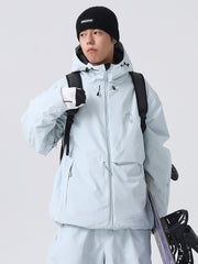 Men's Searipe Durable Mountain Rider All-Weather Baggy Snow Jacket