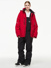 Damen Arctic Queen Mountain Windbreaker Thermo-Schneeanzüge mit Overalls und Latzhosen