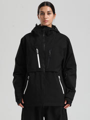 Women's Gsou Snow Durable Mountain Pro Winter Function Cargo Snow Jacket