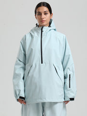 Women's Gsou Snow Durable Urban Vibe Pullover Anorak Snowboard Jacket