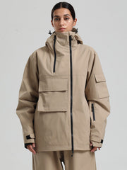 Women's Gsou Snow Terrain Flow FlexZip Hybrid Cargo Snowboard Jacket