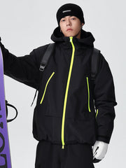Chaqueta de nieve holgada para todo tipo de clima Searipe Durable Mountain Pro para hombre