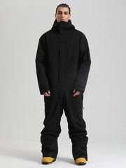 Men's Backcountry Explorer One Piece Cargo Ski Suits Full Body Snowsuits