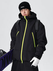 Chaqueta de nieve holgada para todo tipo de clima Searipe Durable Mountain Pro para hombre