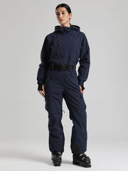 Women's Gsou Snow Alpine Luxe Slim Fit Full Body Onesie Ski Jumpsuit