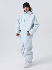 Men's Searipe Mountain Freerider One Piece Ski Suits Full Body Baggy Snowsuits