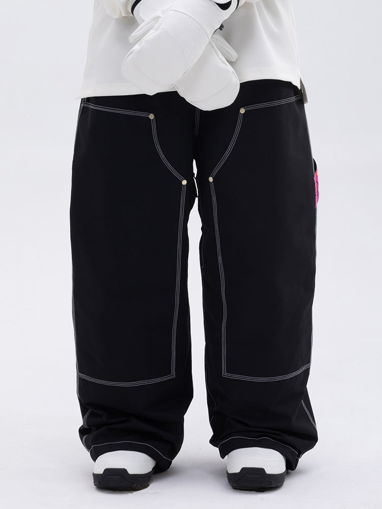 Women's Urban Street Style Freerider Baggy Snow Pants