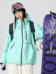 Chaqueta de nieve holgada todoterreno Searipe Durable Mountain Pro para mujer