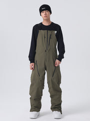 Men's Searipe Durable Mountain Rider All-Terrain Overall Snowboard Pants