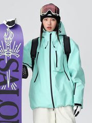 Chaqueta de nieve holgada todoterreno Searipe Durable Mountain Pro para mujer
