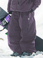 Women's John Snow Alpine Breaker All-Weather Baggy Cargo Ski Snowboard Pants