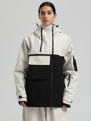 Women's Gsou Snow Terrain Flow FlexZip Hybrid Cargo Snowboard Jacket