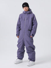 Men's Searipe Mountain Freerider One Piece Ski Suits Full Body Baggy Snowsuits
