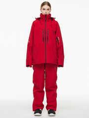 Damen Arctic Queen Mountain Windbreaker Thermo-Schneeanzüge mit Overalls und Latzhosen
