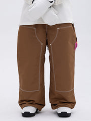 Women's Urban Street Style Freerider Baggy Snow Pants