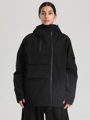 Women's Gsou Snow Terrain Flow FlexZip Hybrid Cargo Snowboard Jacket