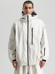 Men's Gsou Snow Mountain Freestyle SnowFlex Street Hybrid Snowboard Jacket