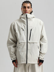 Men's Gsou Snow Durable Mountain Pro Winter Function Cargo Snow Jacket