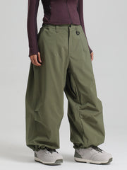 Women's Gsou Snow Durable Urban Vibe All Function Baggy Snow Pants