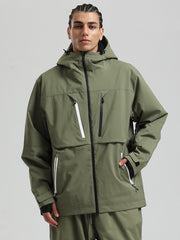 Men's Gsou Snow Durable Mountain Pro Winter Function Cargo Snow Jacket