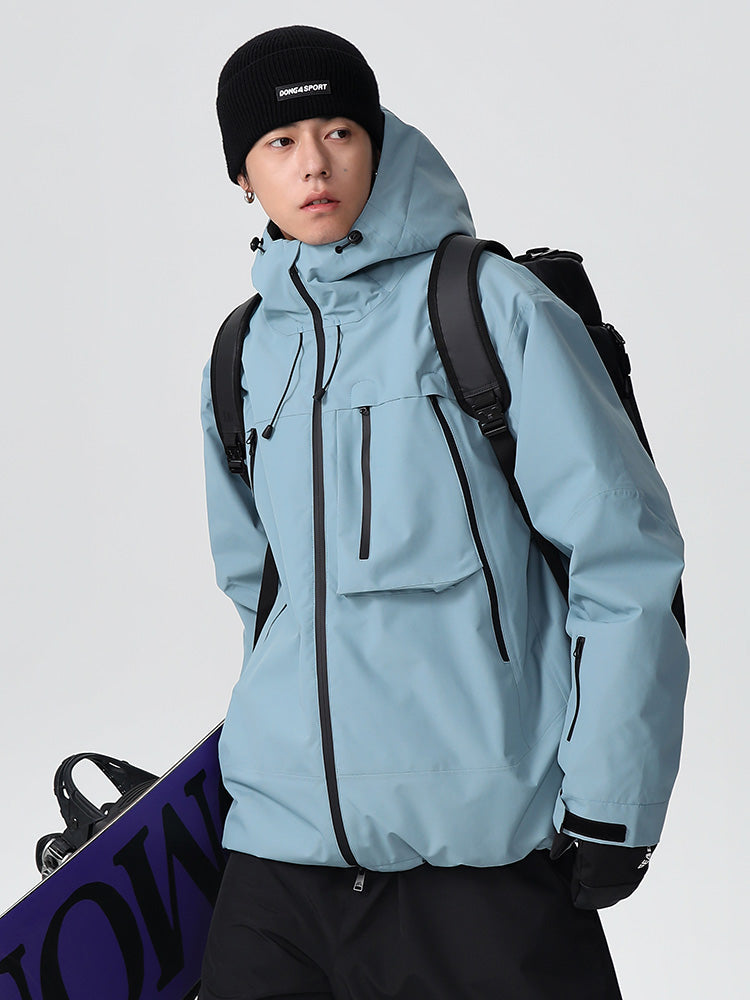 Chaqueta de nieve holgada todoterreno Searipe Durable Mountain Pro para hombre